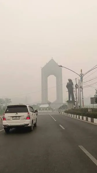 Kabut Asap Palangkaraya hari Ini