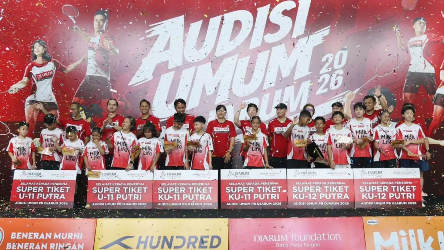 Audisi PB Djarum 2026 di Makassar menyisakan 60 atlet hingga 7 Agustus. Enam putri ke final dan 12 putra menuju semifinal.