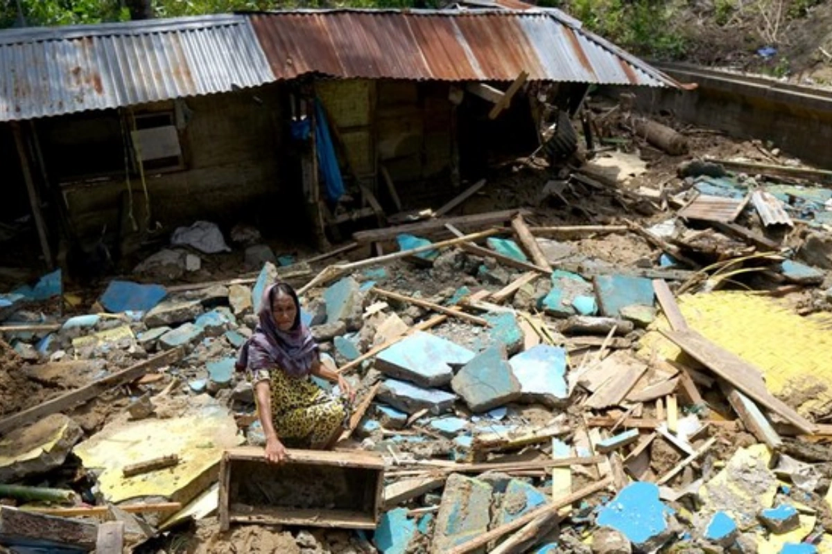 Banjir Bone Bolango Picu Longsor, Satu Rumah Hancur