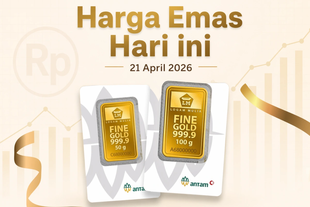 Harga Emas Antam Melonjak, Sinyal Ketidakpastian Global Menguat