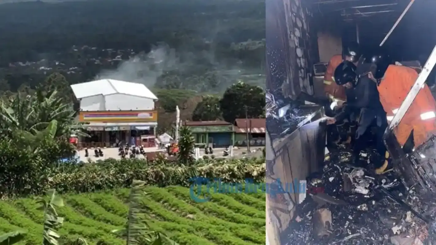 Kerugian Rp100 Juta akibat Kebakaran Indomaret Pelalo Bengkulu