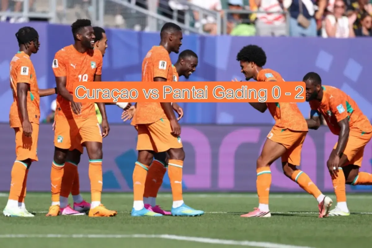 Nicholas Pepe mencetak dua gol saat Pantai Gading menang 2-0 atas Curacao. Brace tersebut memastikan tiket ke babak 32 besar Piala Dunia 2026.