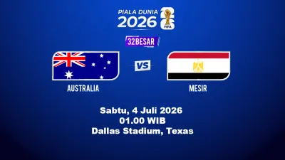 Australia vs Mesir: Analisis Taktik 32 Besar Piala Dunia 2026, Adu Pertahanan Solid dan Serangan Seimbang