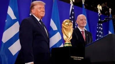 Donald Trump Disoraki di Final Piala Dunia 2026 Saat Antar Trofi Juara Spanyol