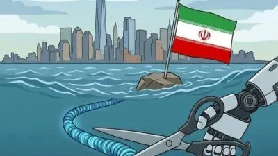 IRGC Ancam Hancurkan Kabel Internet Utama di Selat Hormuz