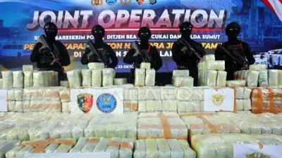 Ketamin 1,16 Ton Digagalkan, Nilainya Tembus Rp3,48 Triliun