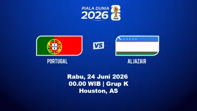 Portugal vs Uzbekistan: Jadwal, Prediksi, Susunan Pemain