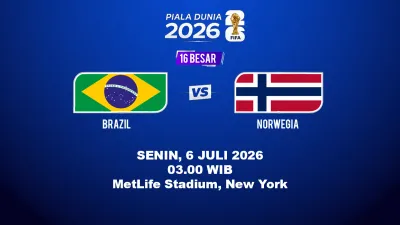 Prediksi Brasil vs Norwegia, Duel Vinicius Junior Kontra Erling Haaland