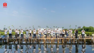 Shopee Tanam dan Pemprov DKI Tanam 2.000 Mangrove di Muara Angke