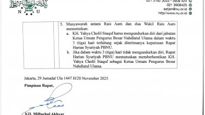 Syuriyah PBNU Gerak Tegas: Desakan Mundur Gus Yahya dan Isu-isu Strategis