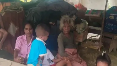 Warga Ojang Enam Hari Mengungsi, Bantuan Makanan Belum Tiba