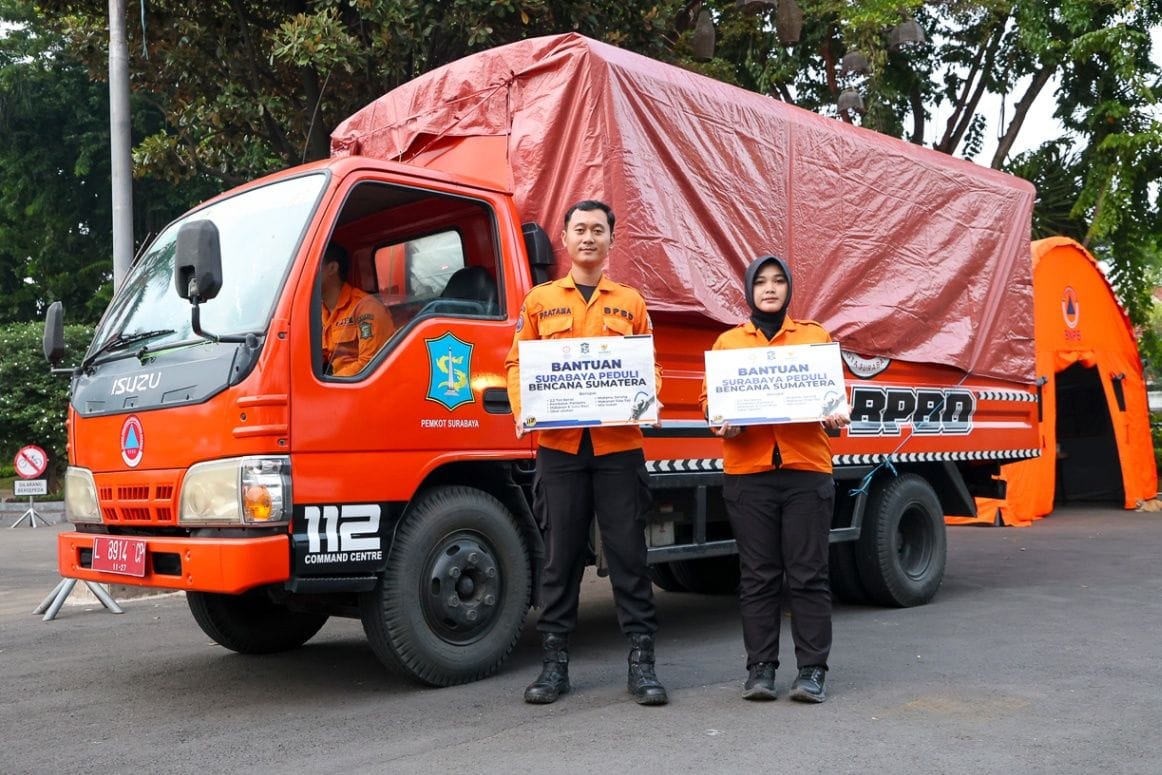 Warga Surabaya Konsisten Kirim Bantuan Kemanusiaan
